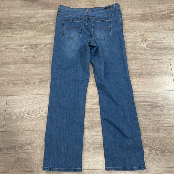 Lee Stretch Relaxed Fit Straight Leg Denim Jean 12 Long - Picture 10 of 15